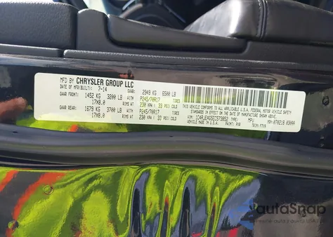 2014 Jeep Grand Cherokee Laredo z USA, uszkodzony, nr VIN 1C4RJEAG5EC573852